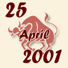 Bik, 25 April 2001.