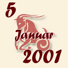 Jarac, 5 Januar 2001.