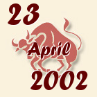Bik, 23 April 2002.