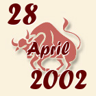 Bik, 28 April 2002.