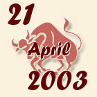 Bik, 21 April 2003.