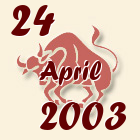 Bik, 24 April 2003.