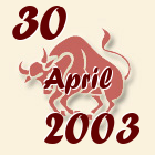 Bik, 30 April 2003.