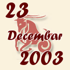 Jarac, 23 Decembar 2003.