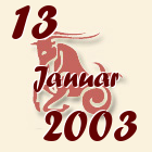 Jarac, 13 Januar 2003.