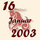 Jarac, 16 Januar 2003.