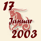Jarac, 17 Januar 2003.