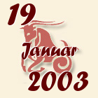 Jarac, 19 Januar 2003.