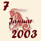 Jarac, 7 Januar 2003.