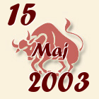 Bik, 15 Maj 2003.