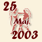 Blizanci, 25 Maj 2003.