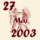Blizanci, 27 Maj 2003.