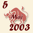 Bik, 5 Maj 2003.