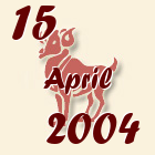Ovan, 15 April 2004.