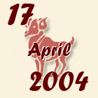 Ovan, 17 April 2004.
