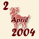 Ovan, 2 April 2004.