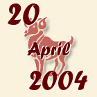 Ovan, 20 April 2004.