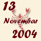 Škorpija, 13 Novembar 2004.