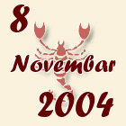 Škorpija, 8 Novembar 2004.