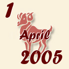 Ovan, 1 April 2005.