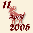 Ovan, 11 April 2005.