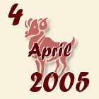 Ovan, 4 April 2005.