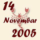 Škorpija, 14 Novembar 2005.