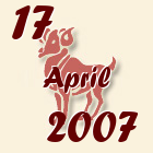 Ovan, 17 April 2007.