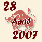 Bik, 28 April 2007.
