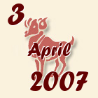 Ovan, 3 April 2007.
