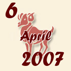 Ovan, 6 April 2007.