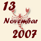 Škorpija, 13 Novembar 2007.