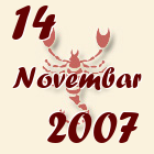 Škorpija, 14 Novembar 2007.