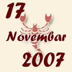 Škorpija, 17 Novembar 2007.