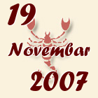 Škorpija, 19 Novembar 2007.
