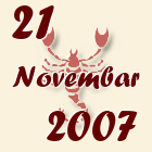 Škorpija, 21 Novembar 2007.