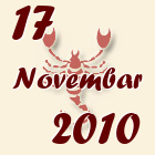 Škorpija, 17 Novembar 2010.