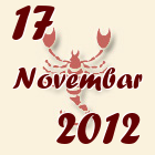 Škorpija, 17 Novembar 2012.