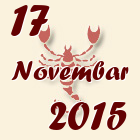 Škorpija, 17 Novembar 2015.