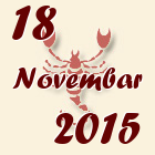 Škorpija, 18 Novembar 2015.