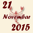 Škorpija, 21 Novembar 2015.