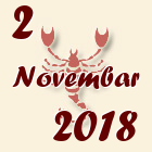 Škorpija, 2 Novembar 2018.