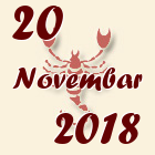 Škorpija, 20 Novembar 2018.