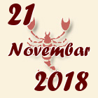 Škorpija, 21 Novembar 2018.
