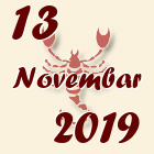 Škorpija, 13 Novembar 2019.