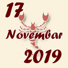 Škorpija, 17 Novembar 2019.