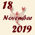 Škorpija, 18 Novembar 2019.