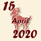 Ovan, 15 April 2020.