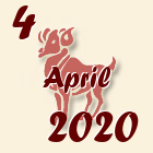 Ovan, 4 April 2020.