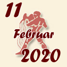 Vodolija, 11 Februar 2020.